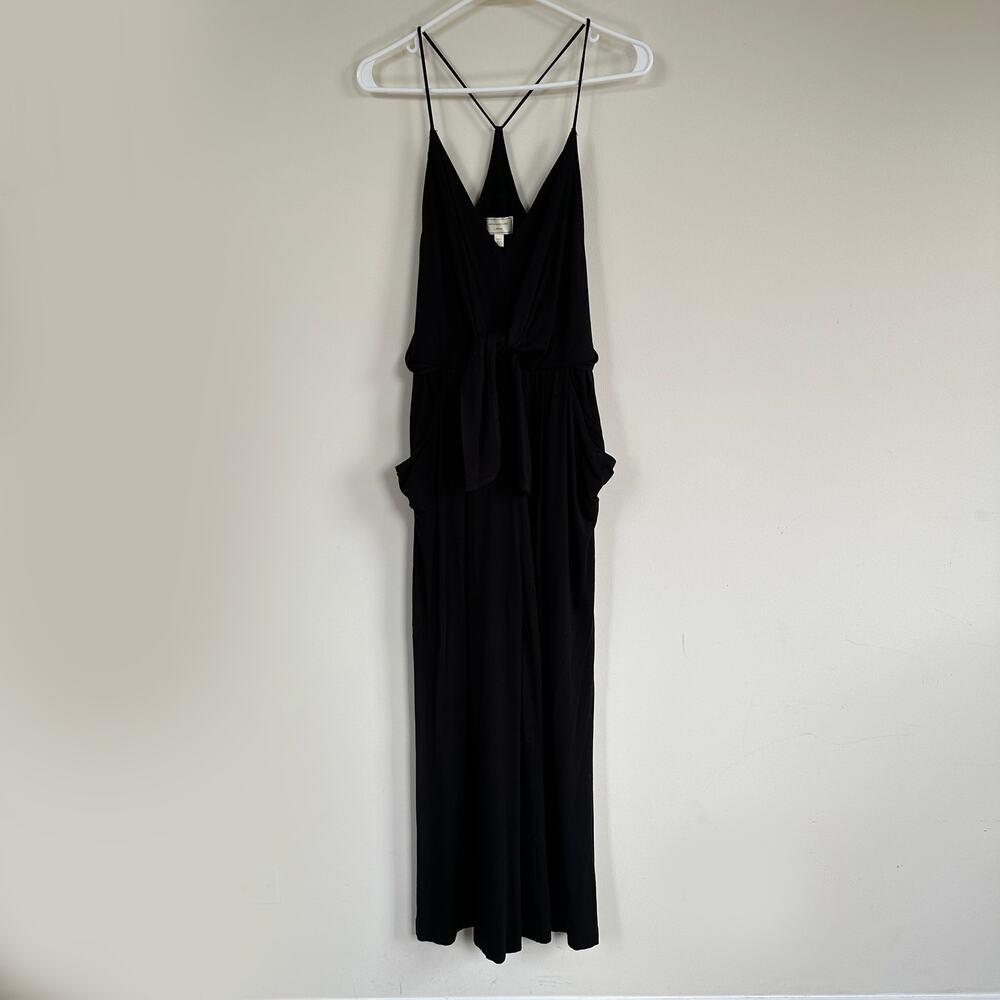 Anthropologie Moulinette Soeurs Danique Black Wide Leg Jumpsuit Women’s XS